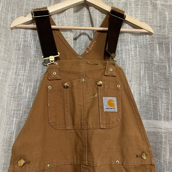 Carhartt Denim - Brown Carhartt overalls